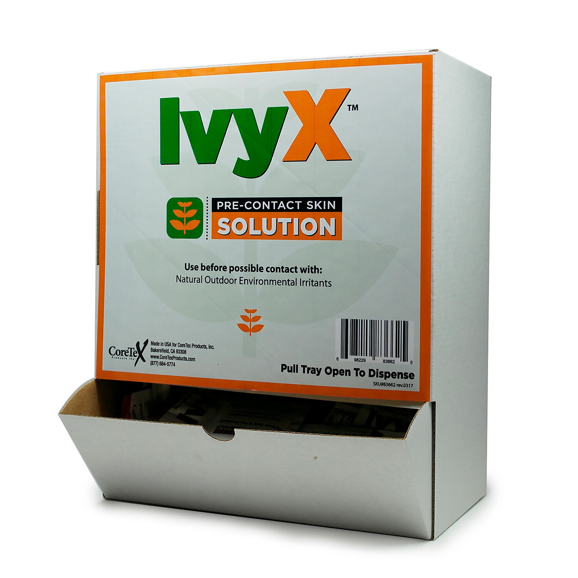Aero Healthcare IvyX Pre-Contact Lotion Packets — 50/Box, Quick-Drying, Model# 83662